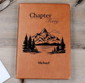 Personalized Chapter 40 Leather Journal 14.7x21.6cm